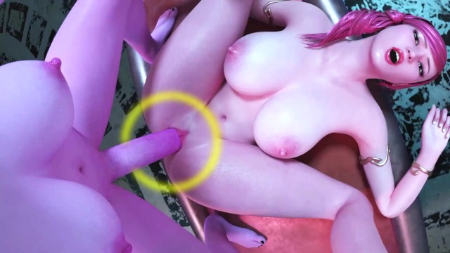 3D Futa Lesbian - Dickgirl Elf 乱搞女孩并射在身上